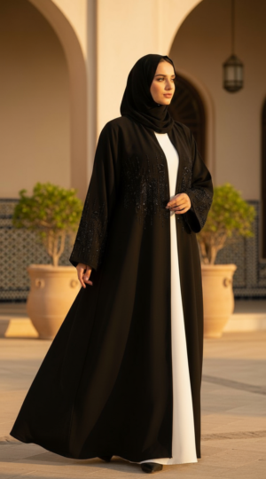 عباءة شيفون ناعم