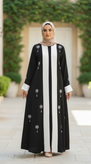 عباية تطريز القمر