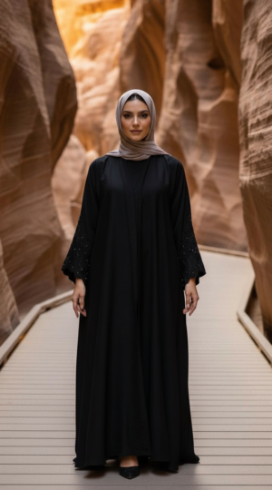 عباية زهور الذهب