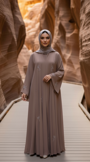 عباية خطوط ناعمة