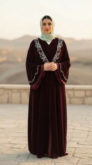 عباية وعد الورد
